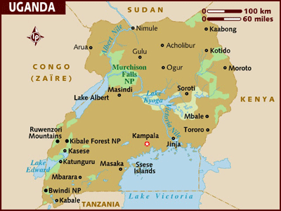 Uganda Map